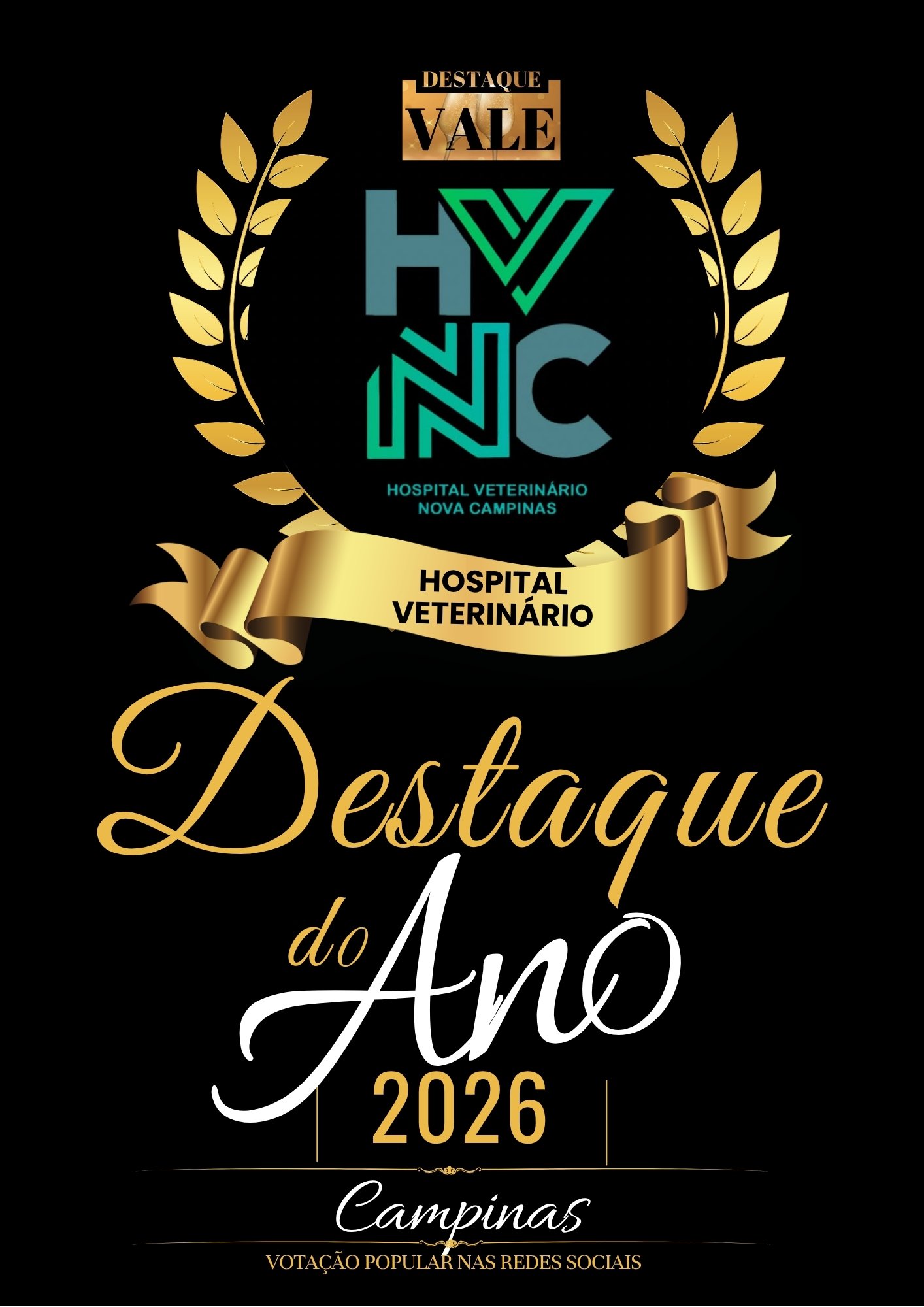 HOSPITAL VETERINÁRIO NOVA CAMPINAS DESTAQUE DO ANO 2026