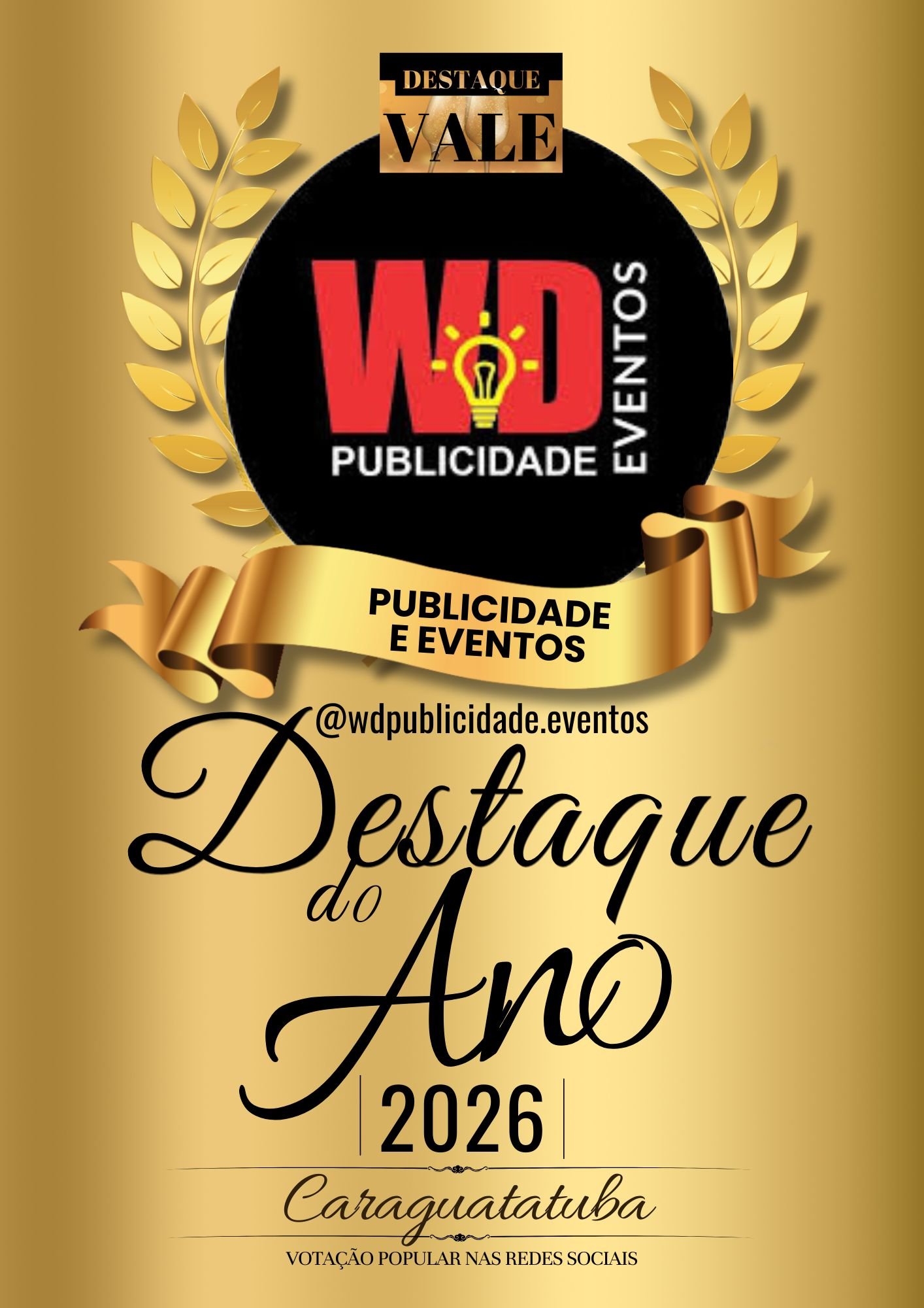 WD PUBLICIDADE DESTAQUE DO ANO 2026