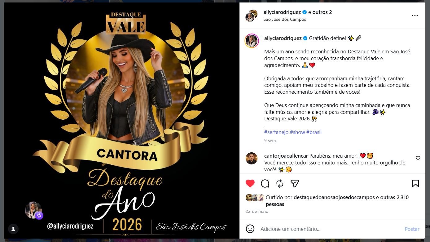 Postagem Instagram Conquiste