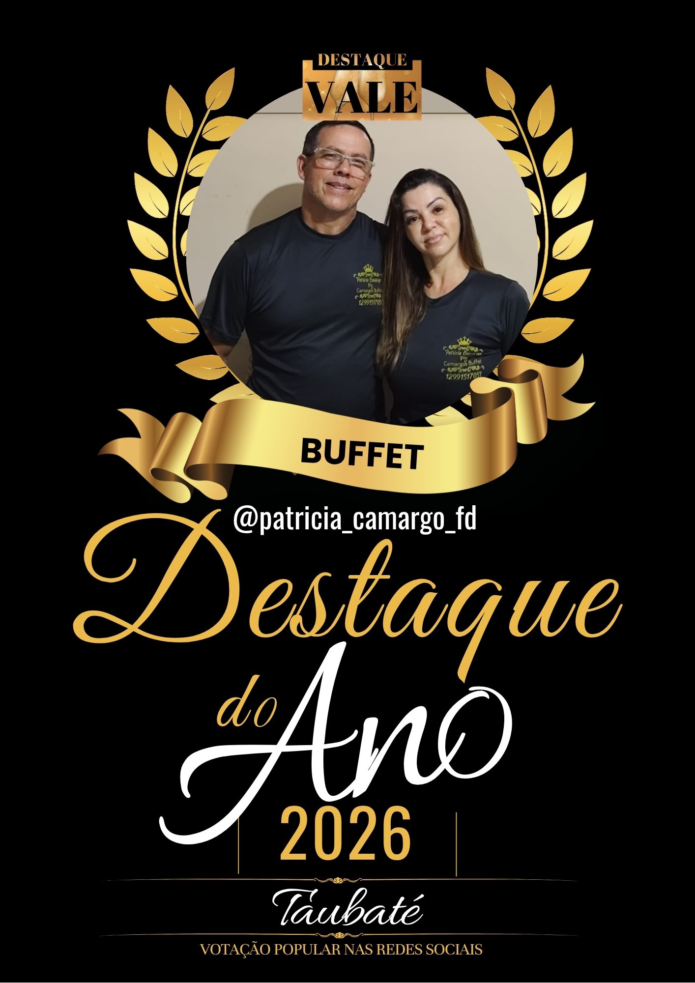 BUFFET PATRÍCIA CAMARGO É DESTAQUE DO ANO 2026 EM TAUBATÉ!!!