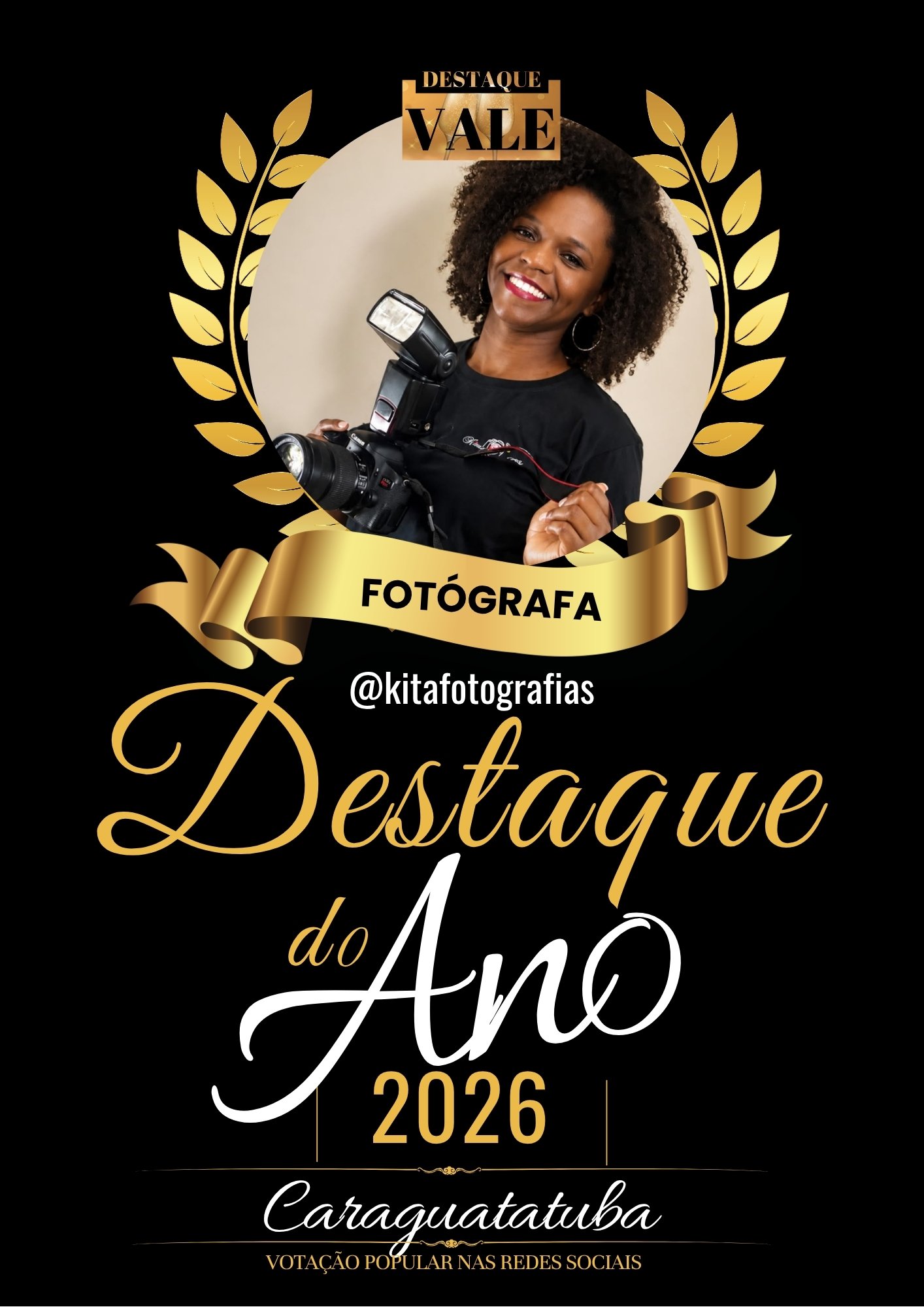 KITA FOTOGRAFIAS É DESTAQUE DO ANO 2026 EM CARAGUATATUBA!!!