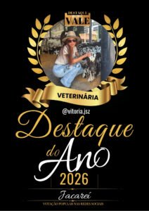 VITÓRIA DE JESUS É DESTAQUE DO ANO VETERINÁRIA EM JACAREÍ SP!!!